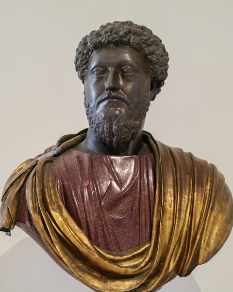 Bust of Marcus Aurelius, Palazzo Altemps, Rome
